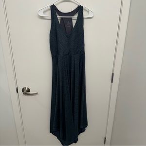 Prana Teal Patterned Saxon Dress
